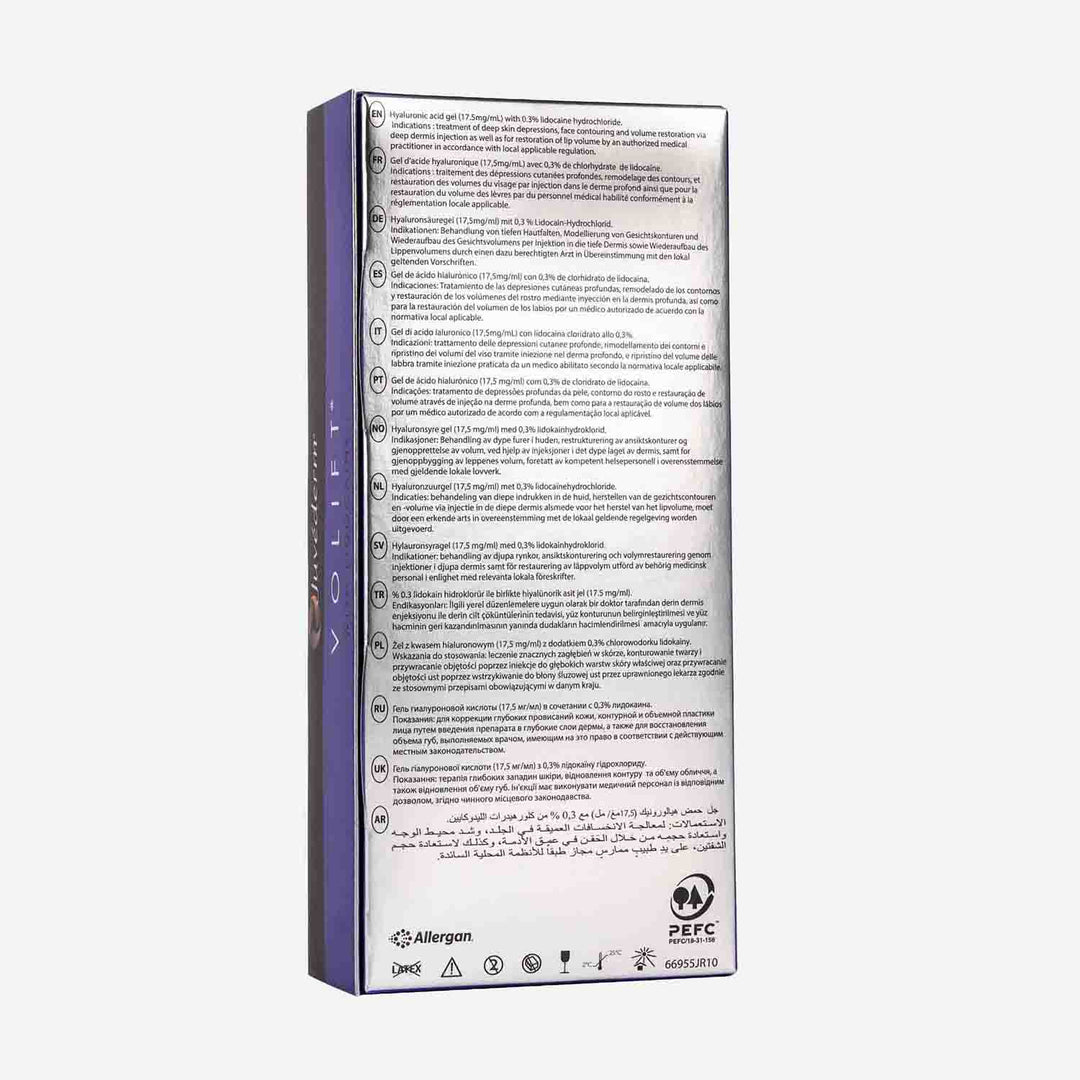 Juvederm Volift Lidocaine 2x 1,0 ml (Allergan Pharmaceuticals) - Filler | StakonMed