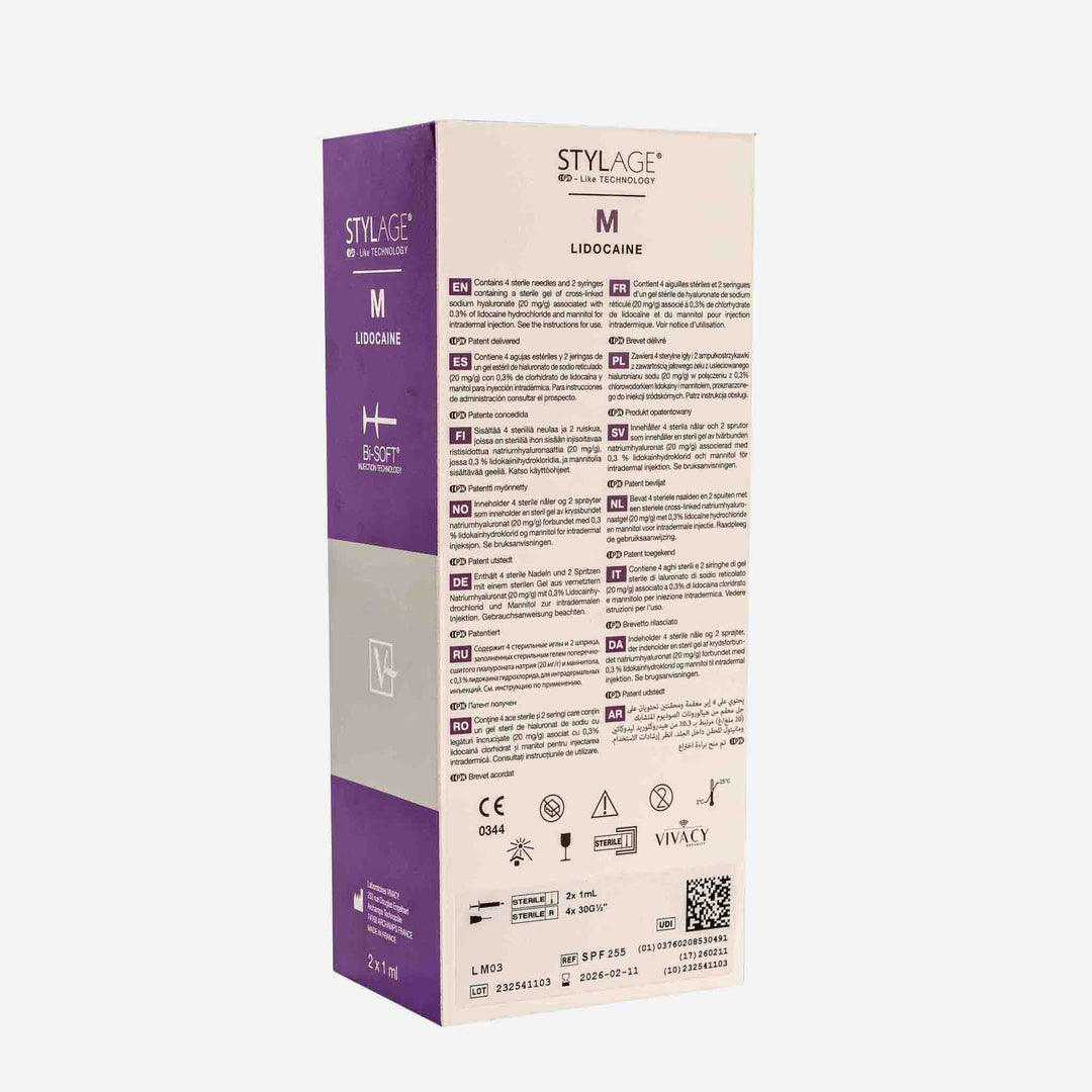 Stylage M Bi-Soft Lidocaine 2x 1,0 ml