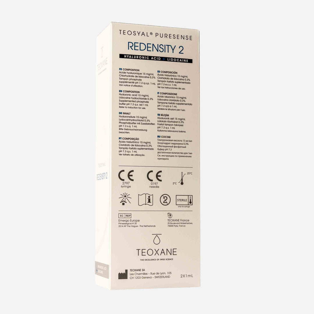 Teosyal PureSense Redensity 2 2x 1,0 ml (TEOXANE Deutschland GmbH) - Filler | StakonMed
